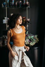 Load image into Gallery viewer, Goldenrod Ruffle Tank Top