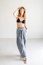 Load image into Gallery viewer, Denim Blue Palazzo Pants