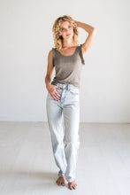 Load image into Gallery viewer, Sage Green Ruffle Tank Top