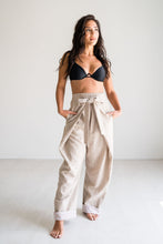 Load image into Gallery viewer, Desert Sand Pinstripe Palazzo Pants