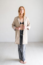 Load image into Gallery viewer, Desert Sand Longline Relaxed Blazer