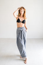 Load image into Gallery viewer, Denim Blue Palazzo Pants
